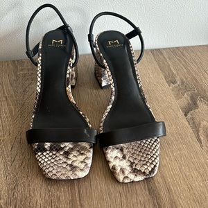 Marc Fisher mid heel sandals